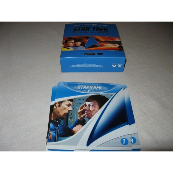 Star Trek The Original Series Remastered DVD Edition Seasons 1 2 3 With Card Set - Picture 7 of 12